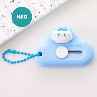 Dao rọc giấy mini đám mây, dao cà rốt dễ thương