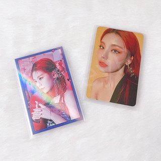 Photocard yeji itzy / thẻ bài bo góc kpop guess who