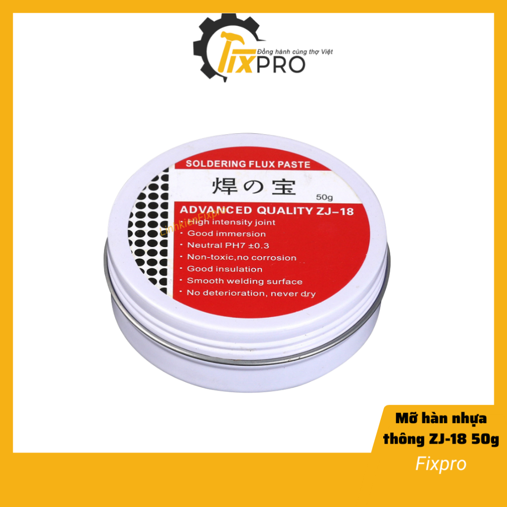 Mỡ hàn nhựa thông 50g ZJ-18 hàn dán, hàn dầu chất lượng tốt