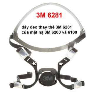 Phụ kiện mặt nạ 3m - dây đeo thay thế 3m 6281 của mặt nạ phòng độc 3m 6100 6200