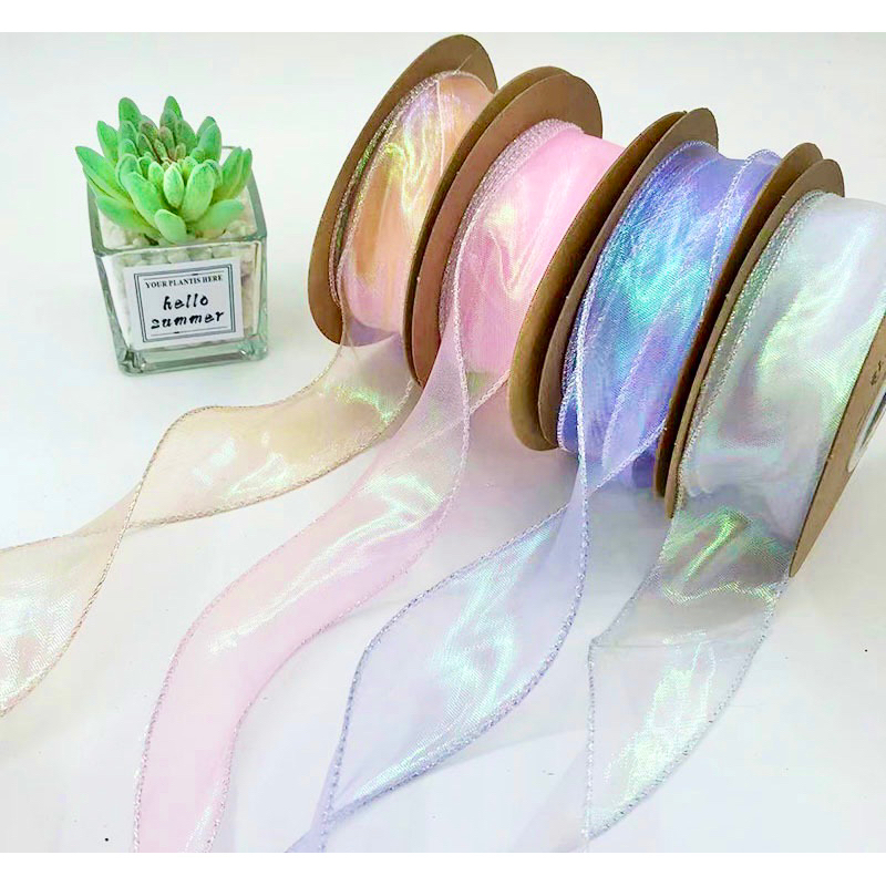 Cuộn ruy băng voan viền sóng