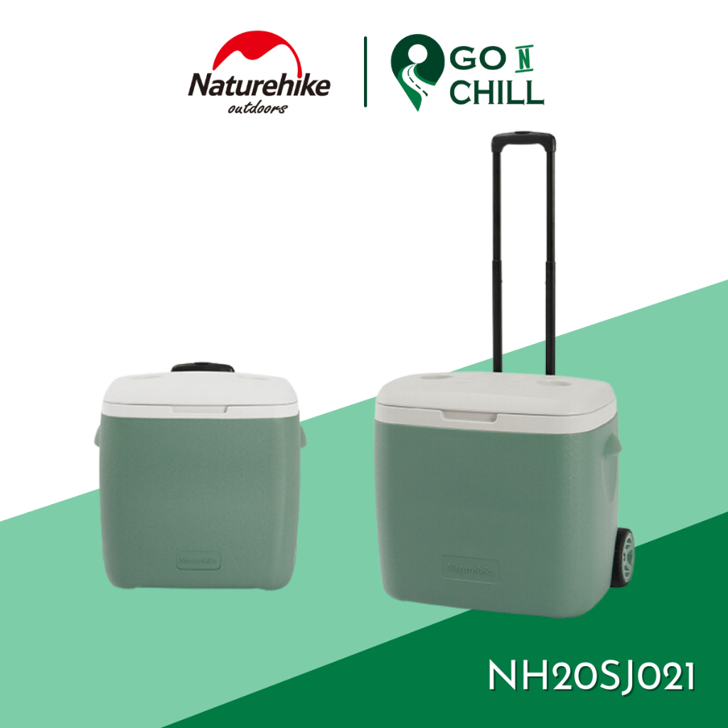 Thùng đựng đá giữ nhiệt có bánh xe kéo Naturehike NH20SJ021
