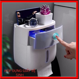 hộp đựng giấy vệ sinh, đựng giấy vệ sinh dán tường chống nước