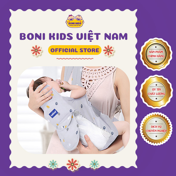 Địu em bé, địu 6 tư thế cho bé thoáng khí đa năng có ghế ngồi, chống gù an toàn cho bé từ 0 đến 36 tháng