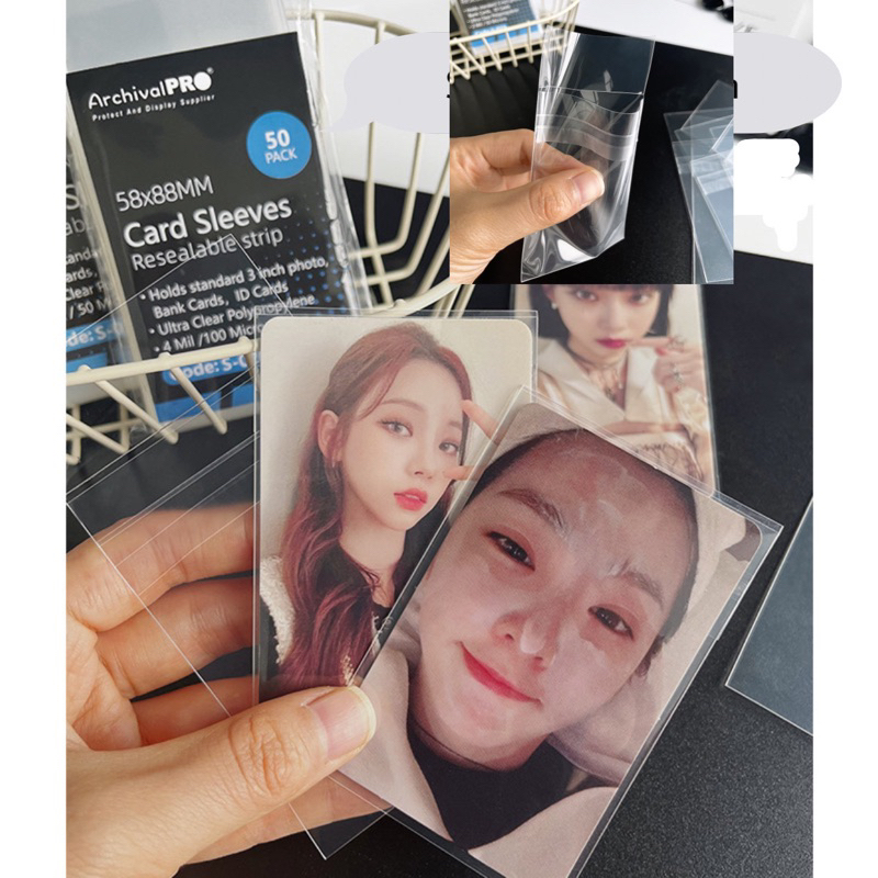Sleeve ArchivalPro Có Dán Miệng bảo vệ card loại dày - bọc bảo vệ thẻ ảnh