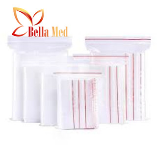 túi zip chỉ đỏ đựng thực phẩm 1kg