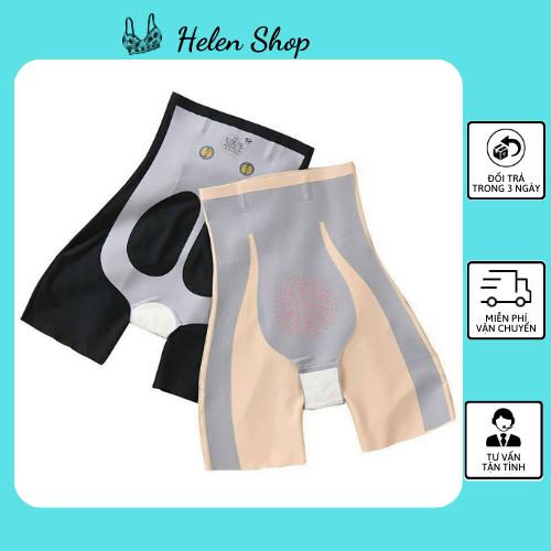 Quần Định Hình Ion Nâng Mông Nịt Bụng, Quần Mặc Trong Váy Ôm Sát Body Định Hình Eo Thon