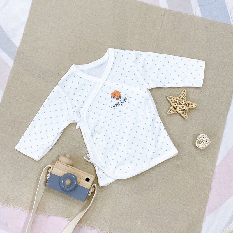 Áo sơ sinh cột dây chất cotton  Hotga cho bé