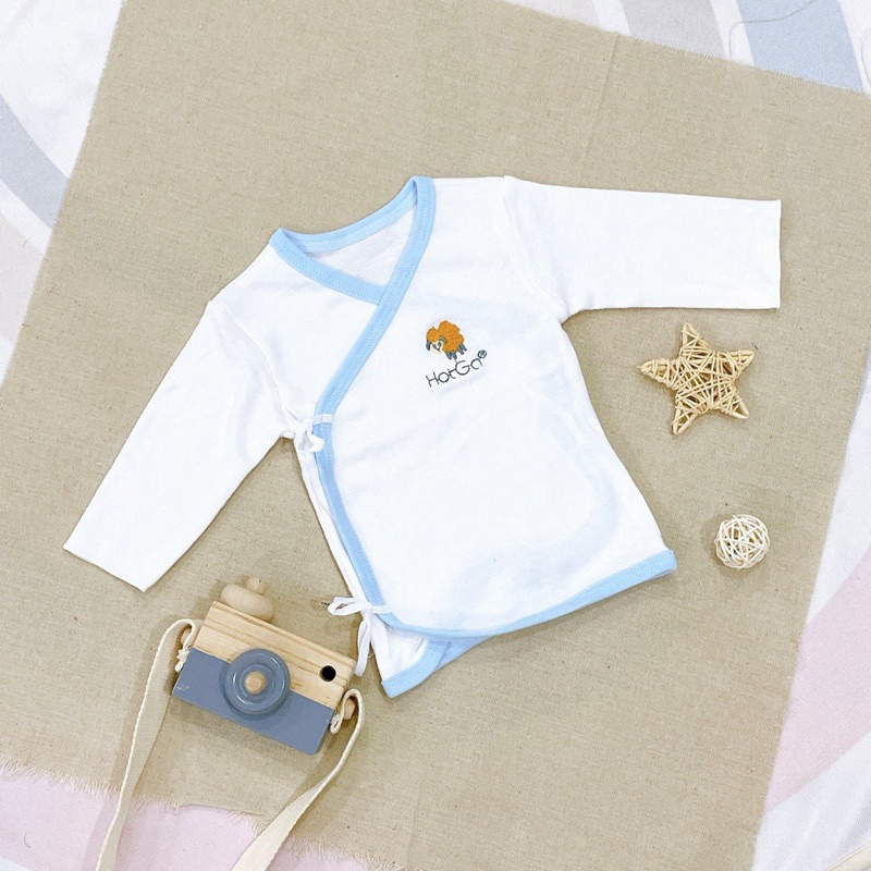 Áo sơ sinh cột dây chất cotton  Hotga cho bé