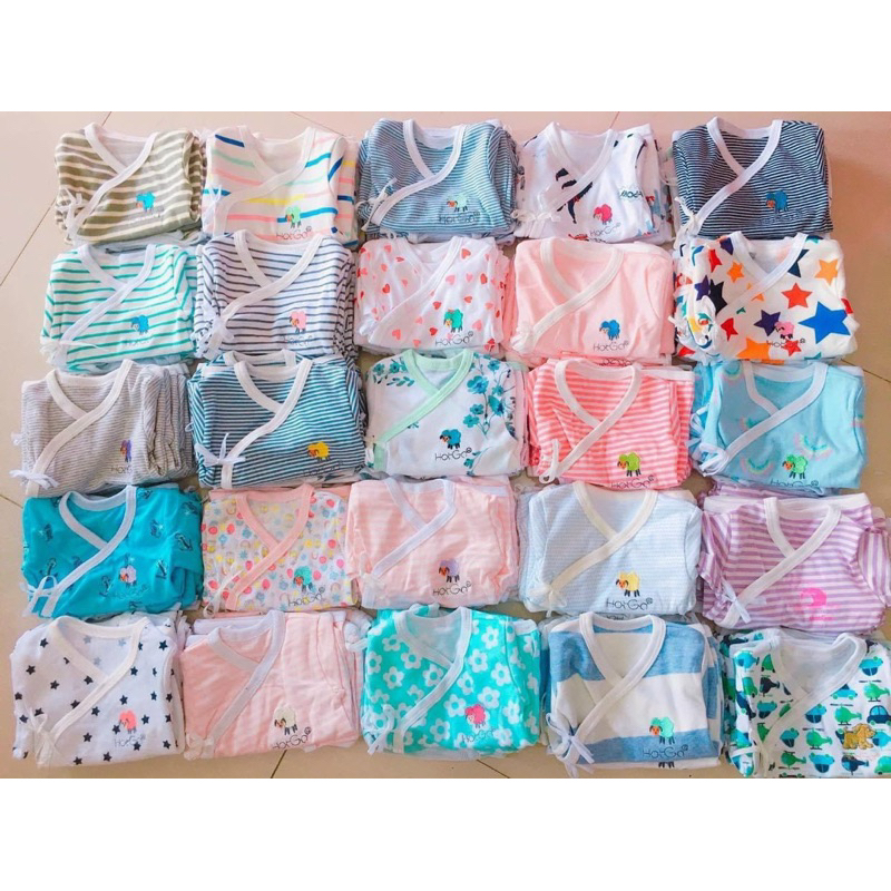 Áo sơ sinh cột dây chất cotton  Hotga cho bé