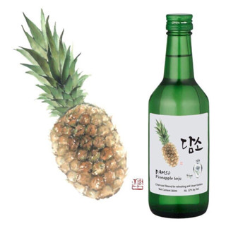 SoJu DamSo Hàn Quốc Vị Dứa 360ml