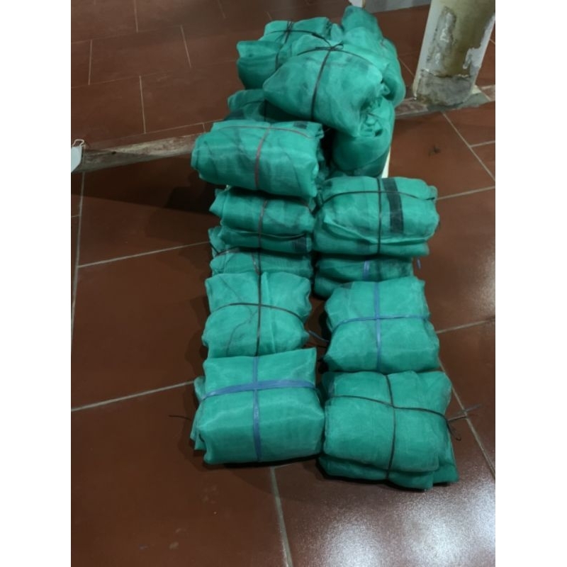 Lưới nuôi châu chấu , ruồi lính đen. 1x1x1m. Lưới Thái xanh 1mm