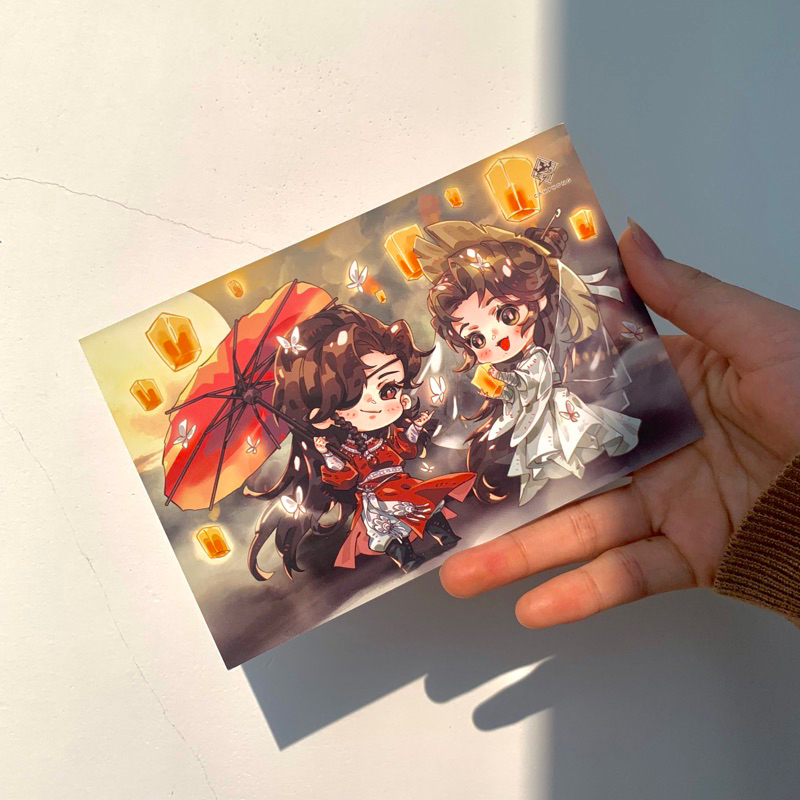 Postcard sưu tầm Thiên quan tứ phúc.