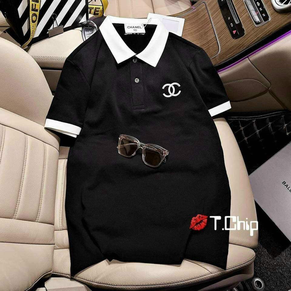 ÁO POLO NỮ CHANNEL ĐẸP LOẠI 1 POLO NỮ THÊU CHANNEL QC LOẠI 1