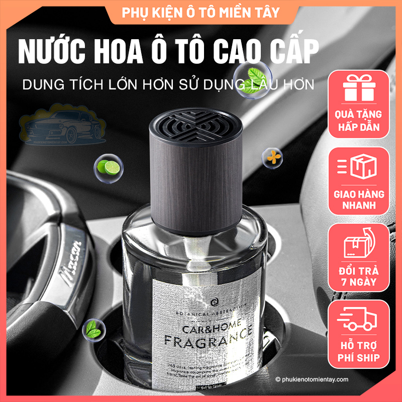 Nước Hoa Ô Tô Cao Cấp, Chuyên Dùng Cho Xe Hơi, Ô TÔ Khử Mùi Trang Trí Ô tô Chai Lớn 160ml 2