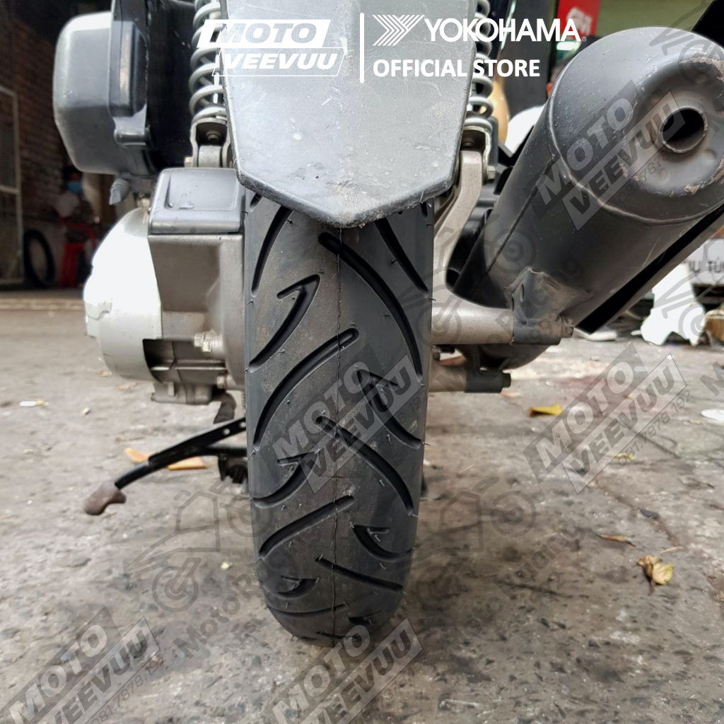 Vỏ lốp xe máy YOKOHAMA 100/80-14 TL R800 Ninja (Lốp không ruột)