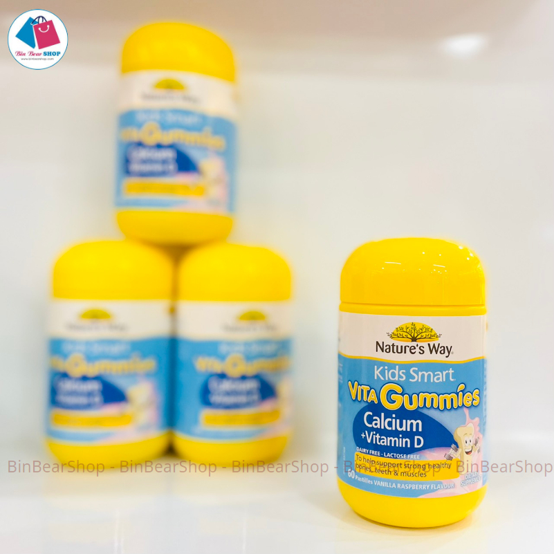 Kẹo Nature Way Gummy Canxi, bé vừa được ăn kẹo dẻo, vừa được chắc khoẻ xương
