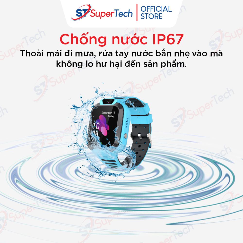 Đồng hồ định vị, đồng hồ thông minh trẻ em SuperTech Q16S 2023 lắp sim nghe gọi hai chiều, định vị chính xác, tiếng việt | BigBuy360 - bigbuy360.vn