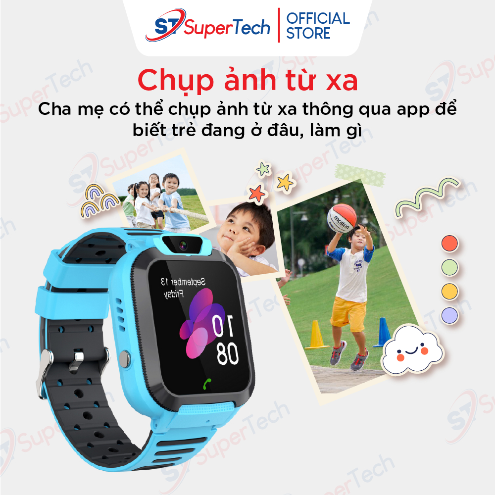 Đồng hồ định vị, đồng hồ thông minh trẻ em SuperTech Q16S 2023 lắp sim nghe gọi hai chiều, định vị chính xác, tiếng việt | BigBuy360 - bigbuy360.vn