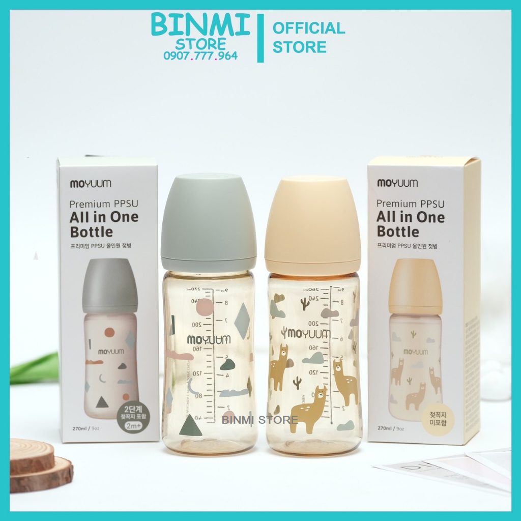 Bình Sữa Moyuum 170ml/ 270ml Hàn Quốc