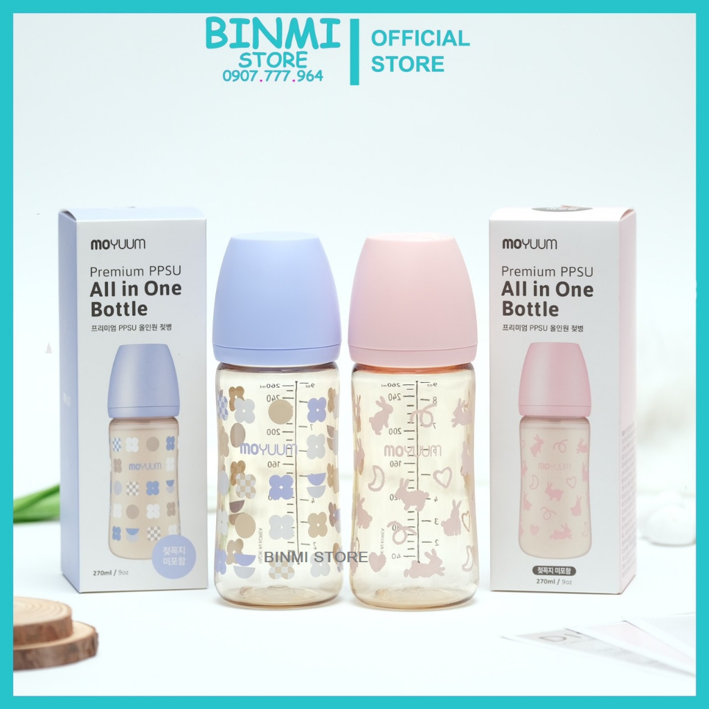 Bình Sữa Moyuum 170ml/ 270ml Hàn Quốc