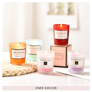 Nến thơm tinh dầu cao cấp không khói, cốc nến thơm sáp đậu nành, trang trí decor