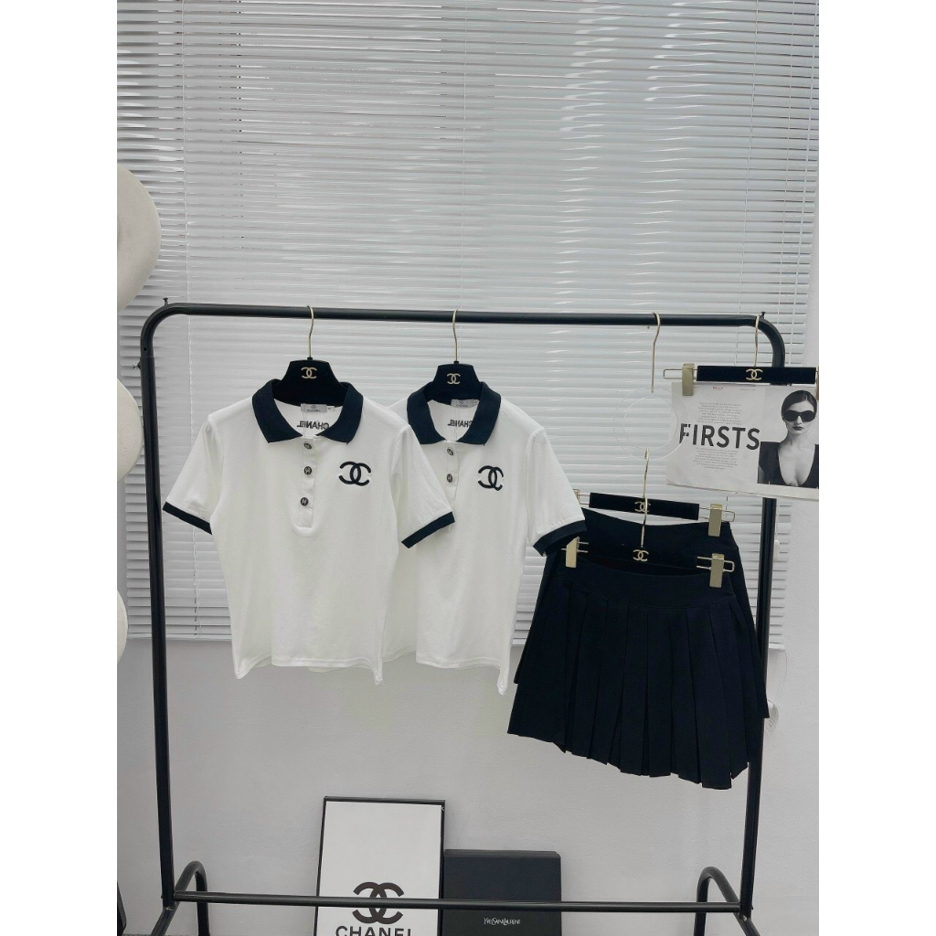 ÁO POLO NỮ CHANNEL ĐẸP LOẠI 1 POLO NỮ THÊU CHANNEL QC LOẠI 1