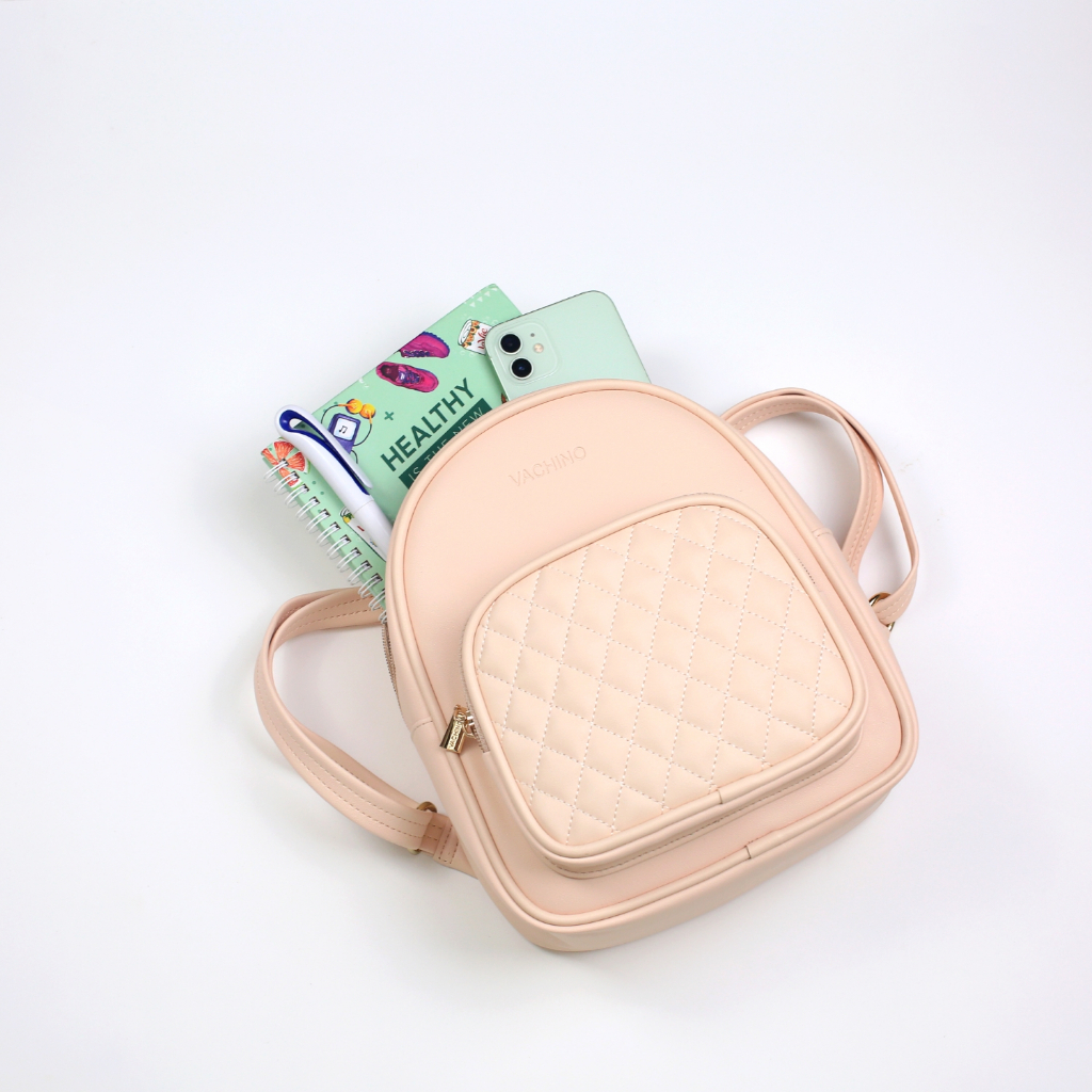 Balo nữ thời trang cao cấp VACHINO - BG012. Bảo hành 12 tháng, xem hàng ưng ý rồi nhận.