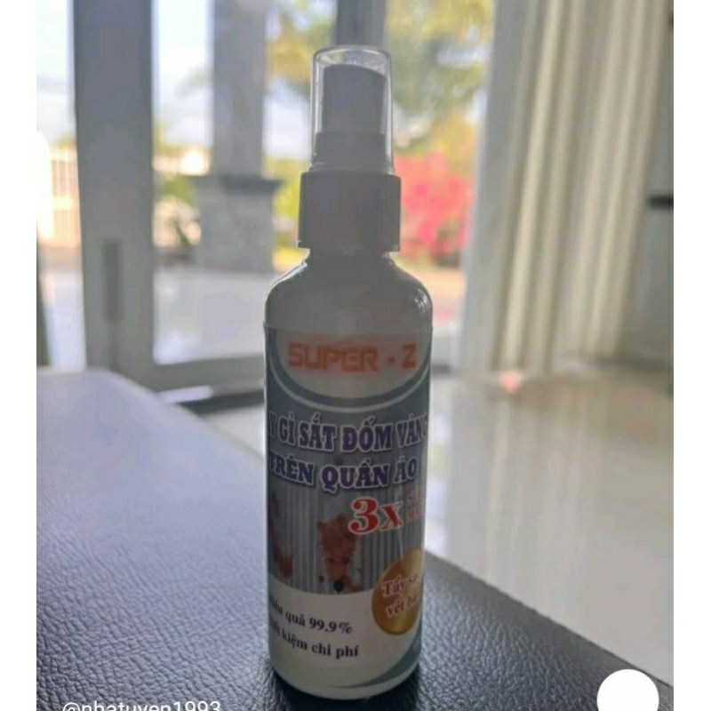 nước tẩy rỉ sét trên quần áo.tẩy rỉ sét super-z