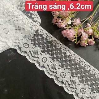 Ren lưới poly,  màu trắng , size 2cm đến 6.2cm .