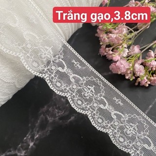 Ren lưới poly,  màu trắng , size 2cm đến 6.2cm .