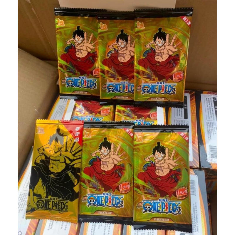 Hộp thẻ bài nhân phẩm hải tặc one piece 36 gói