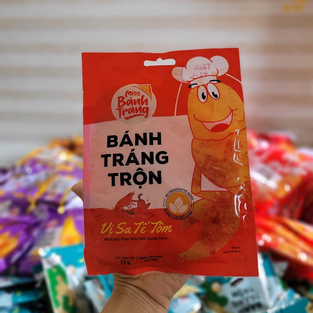 Miss Bánh Tráng Trộn Vị Gà Quay - Chef Biggy Store - Thơm Ngon Đủ Vị - Gói 20-23g