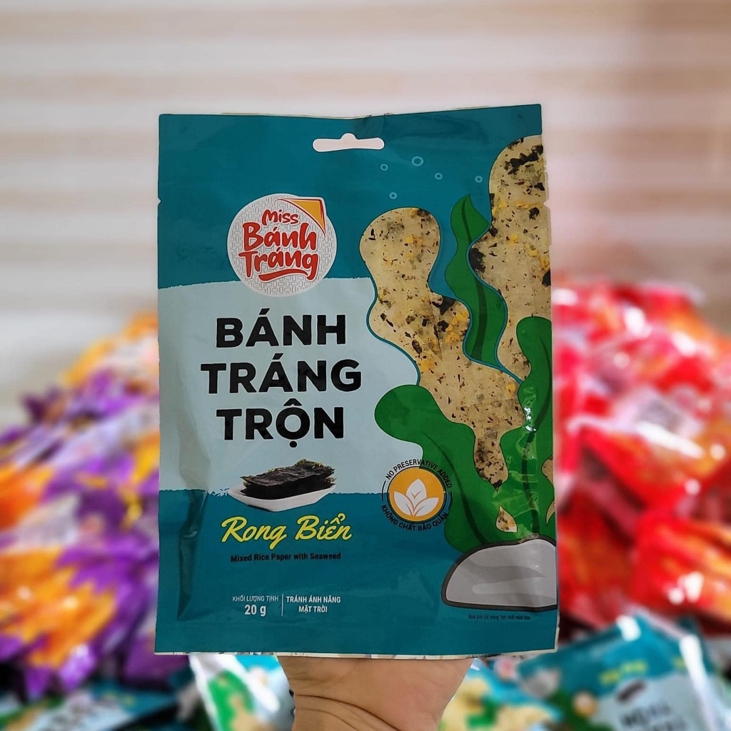 Miss Bánh Tráng Trộn Vị Gà Quay - Chef Biggy Store - Thơm Ngon Đủ Vị - Gói 20-23g