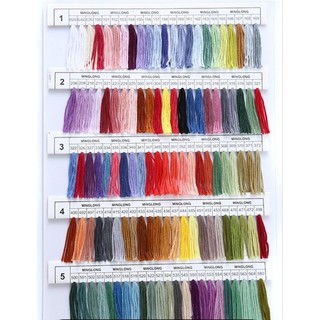 1kg chỉ thêu cotton