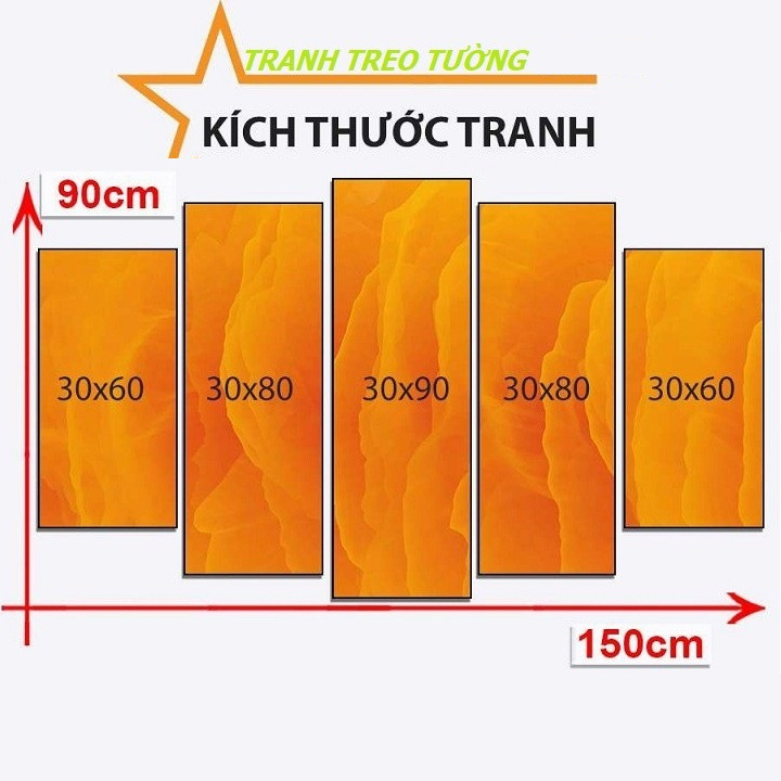 Tranh Tráng Gương Đồng Quê, Tranh Treo Tường, Tranh Phòng Khách Đẹp