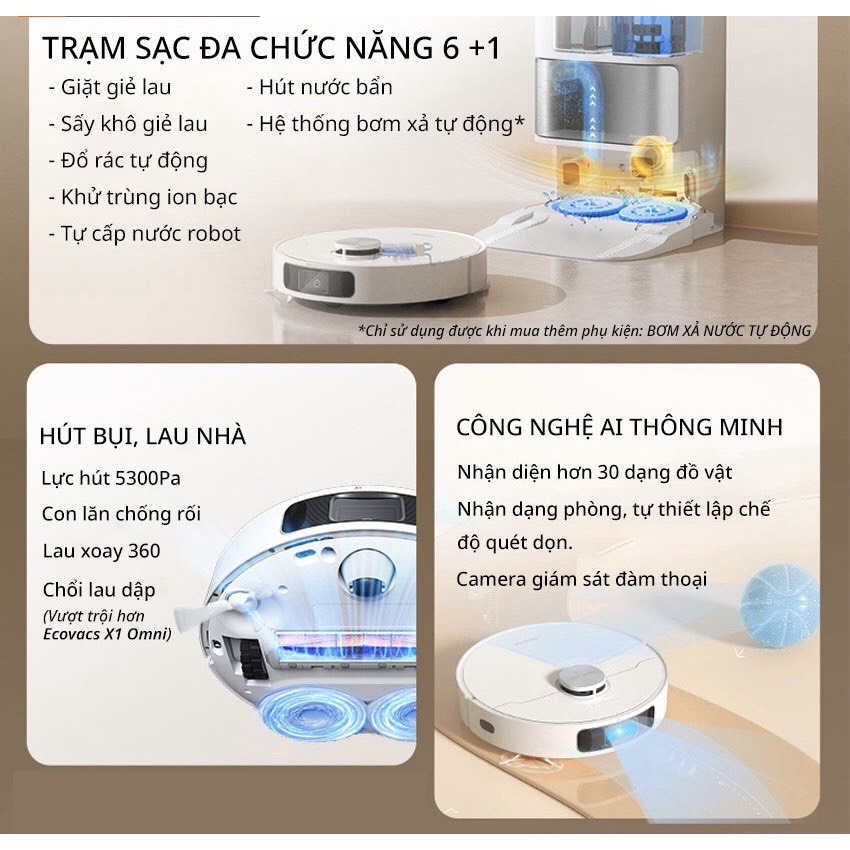 Robot Hút Bụi Lau Nhà Dreame S10, tự đổ rác, tự giặt giẻ sấy khô, kết nối app - Hàng chính hãng - Bảo Hành 24 Tháng | BigBuy360 - bigbuy360.vn