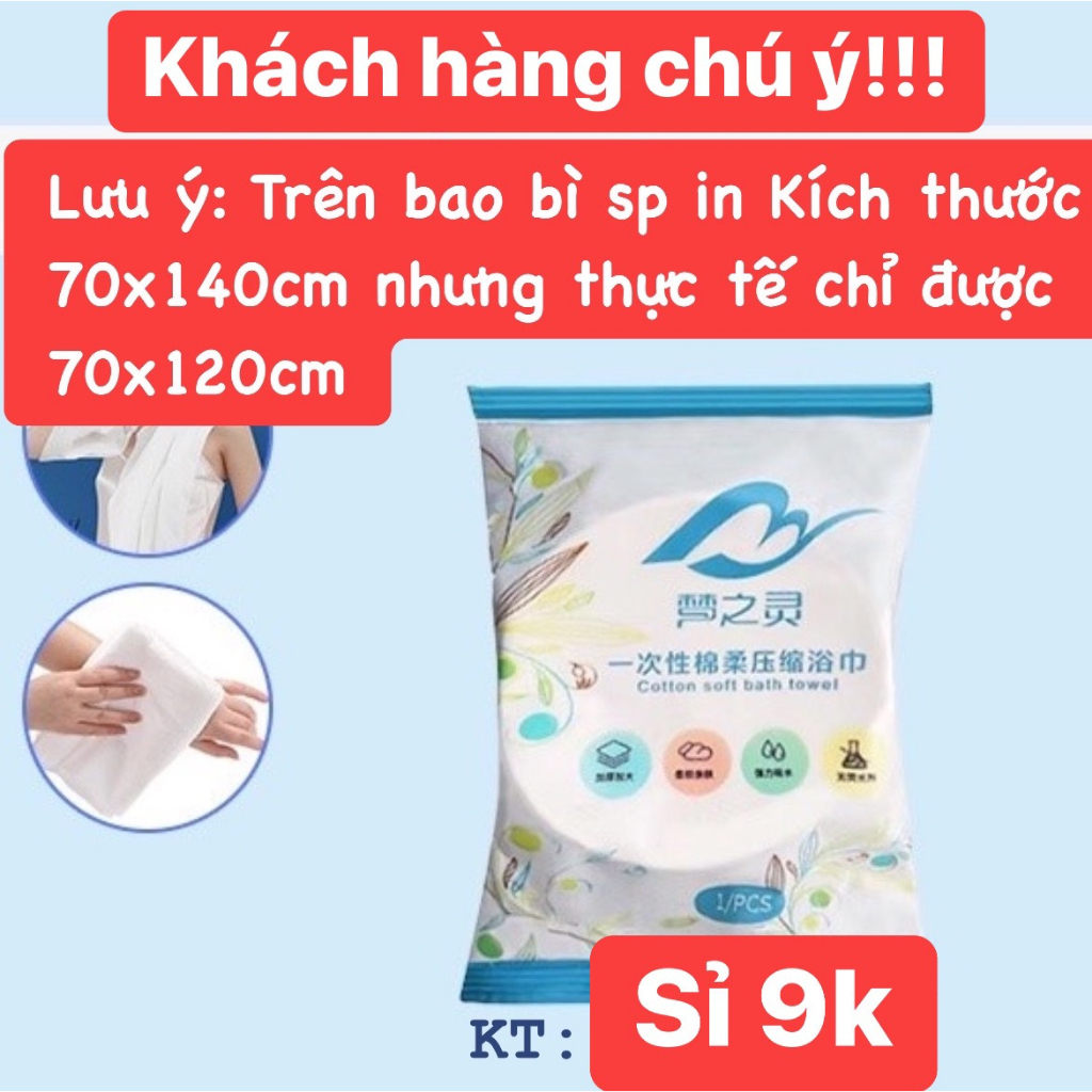 Combo Khăn tắm nén du lịch, khăn spa viên nén