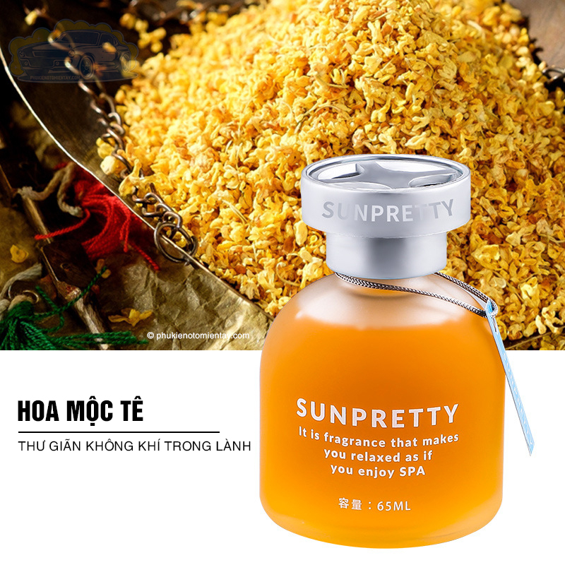 Nước Hoa Ô tô Nhập Khẩu, Nhiều Màu Sắc Trăng Trí Ô tô, Khử Mùi, Khuếch Tan Hương Thơm 65ml 3
