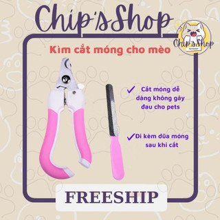 Kìm cắt móng, kìm bấm móng cho chó mèo có kèm dũa