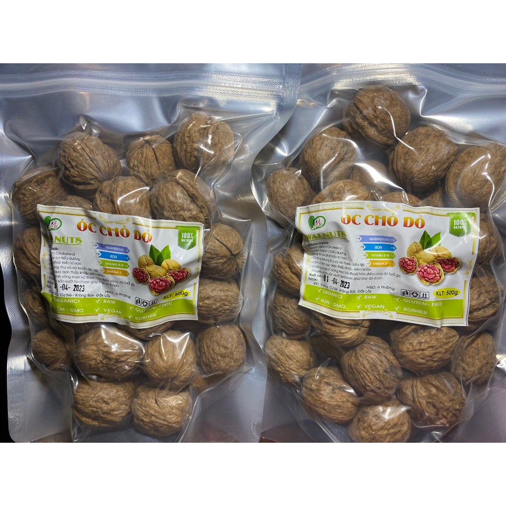 Qủa óc chó đỏ Mỹ 500g