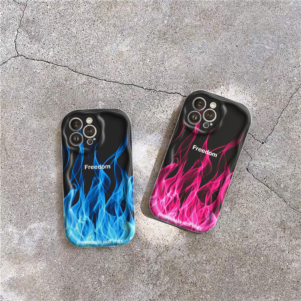 Ốp lưng iphone cạnh sóng nổi Freedom 6/6plus/6s/6splus/7/7plus/8/8plus/x/xs/11/12/13/14/pro/max/promax/plus/shin/case