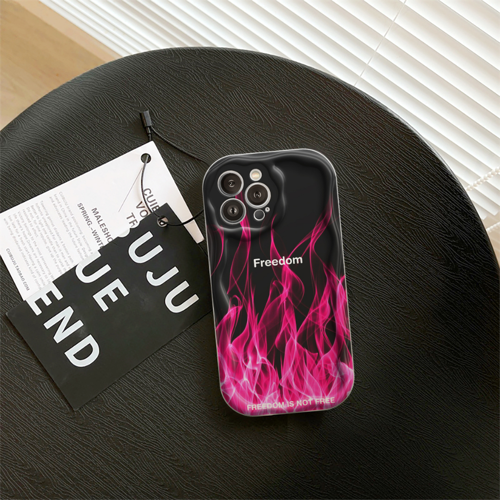 Ốp lưng iphone cạnh sóng nổi Freedom 6/6plus/6s/6splus/7/7plus/8/8plus/x/xs/11/12/13/14/pro/max/promax/plus/shin/case