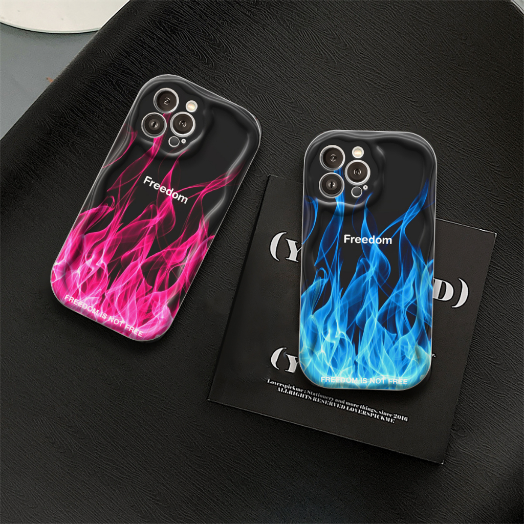 Ốp lưng iphone cạnh sóng nổi Freedom 6/6plus/6s/6splus/7/7plus/8/8plus/x/xs/11/12/13/14/pro/max/promax/plus/shin/case