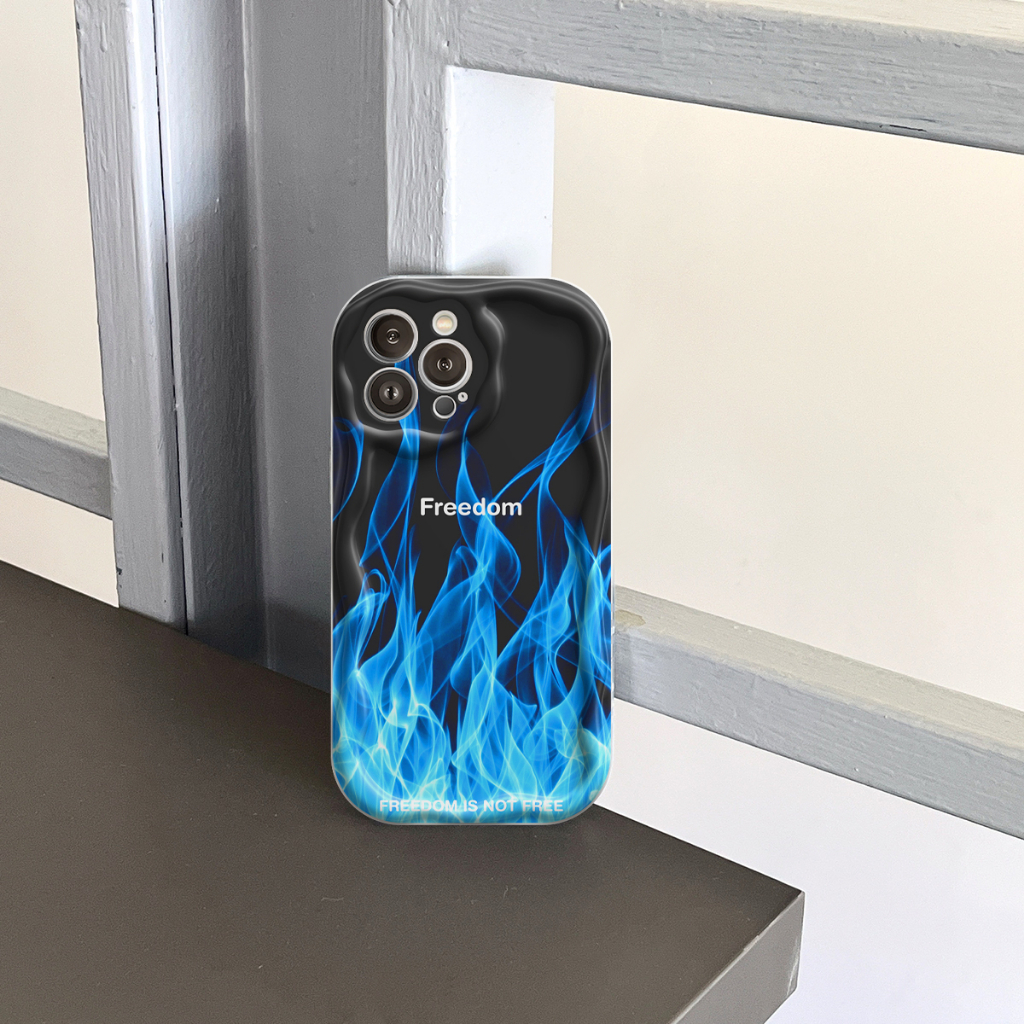 Ốp lưng iphone cạnh sóng nổi Freedom 6/6plus/6s/6splus/7/7plus/8/8plus/x/xs/11/12/13/14/pro/max/promax/plus/shin/case