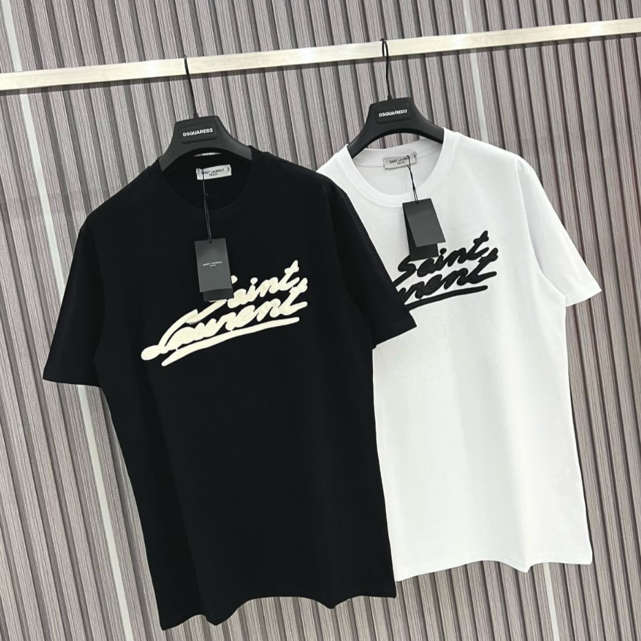 Áo Phông Saint Lowent Chữ In Nhiệt Full Áo Cực Nét - Áo Thun LBT Chất Liệu Vải Cotton Co Giãn Cao Cấp Hot Trend