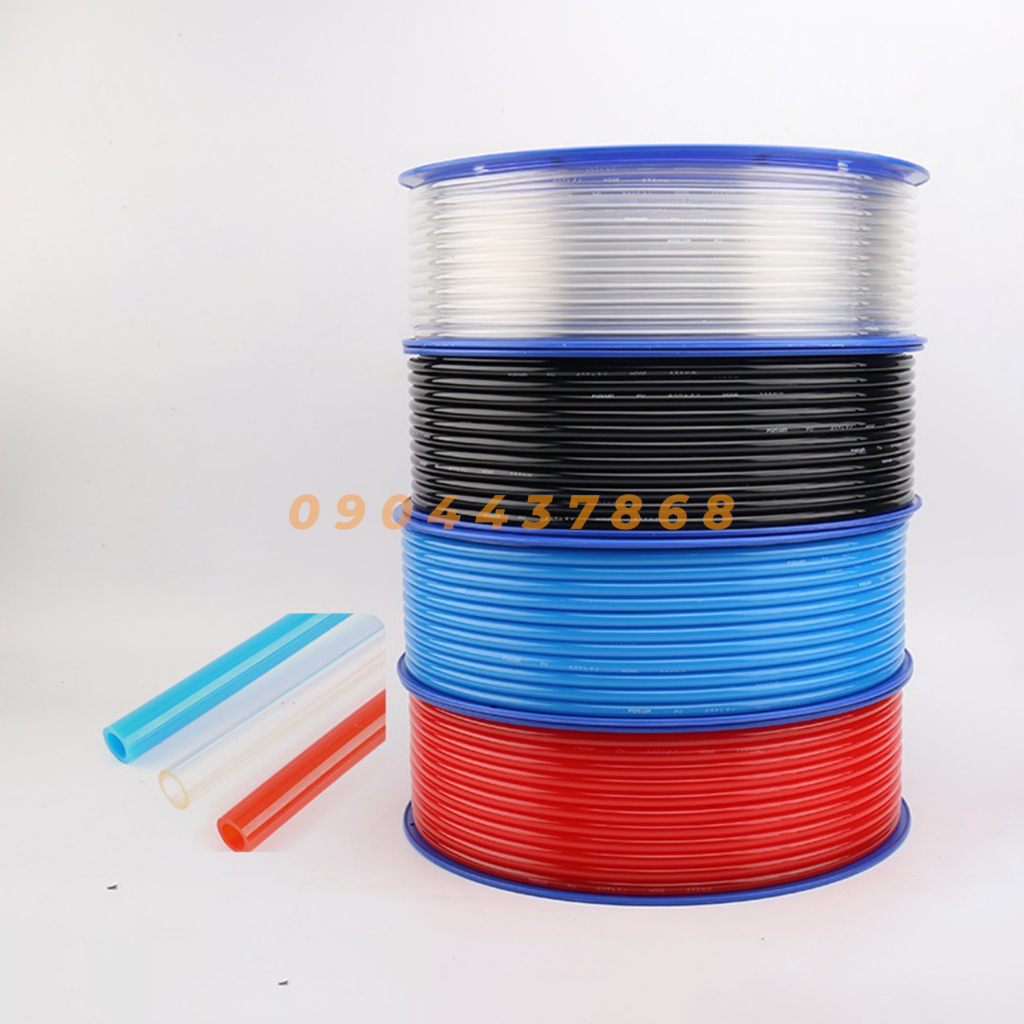 Ống dây khí nén PU phi 4,6,8,10,12 bán giá theo mét