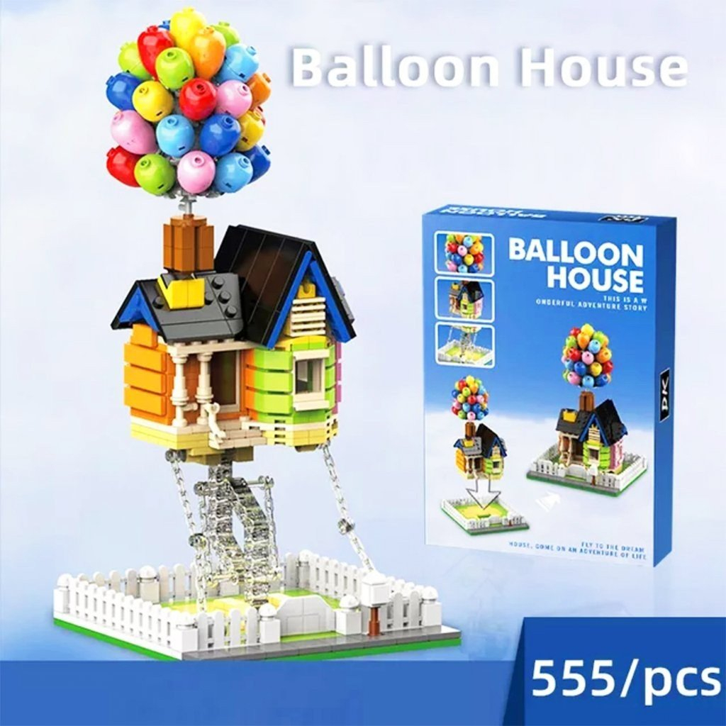 BỘ LEGO Lắp ráp Nhà bay khinh khí cầu Floating Balloon House