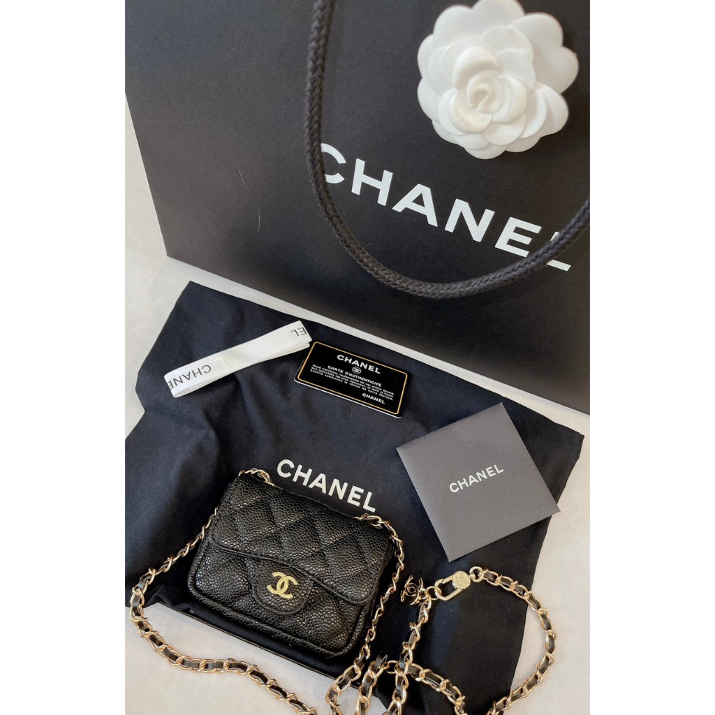 Túi Chan micro belt bag super size 12cm fullbox túi vải kèm ảnh thật tự chụp