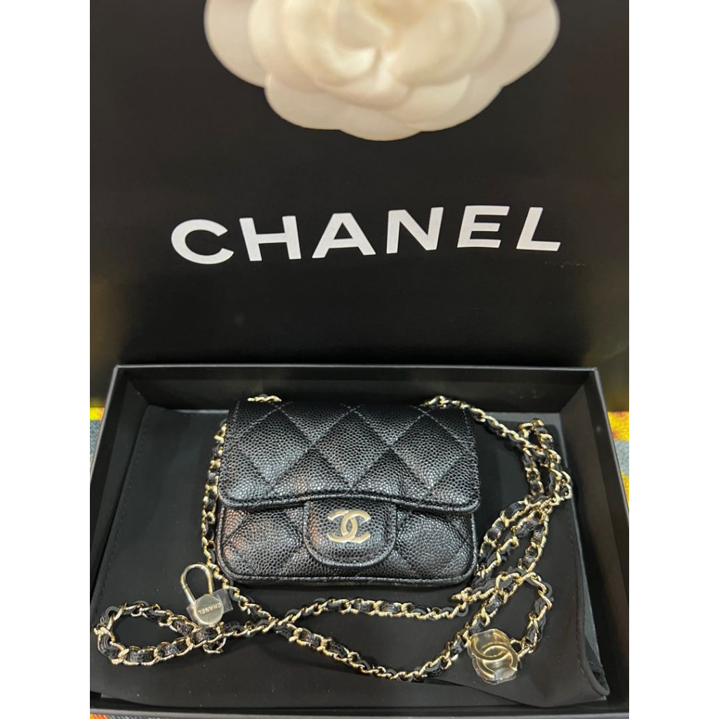 Túi Chan micro belt bag super size 12cm fullbox túi vải kèm ảnh thật tự chụp